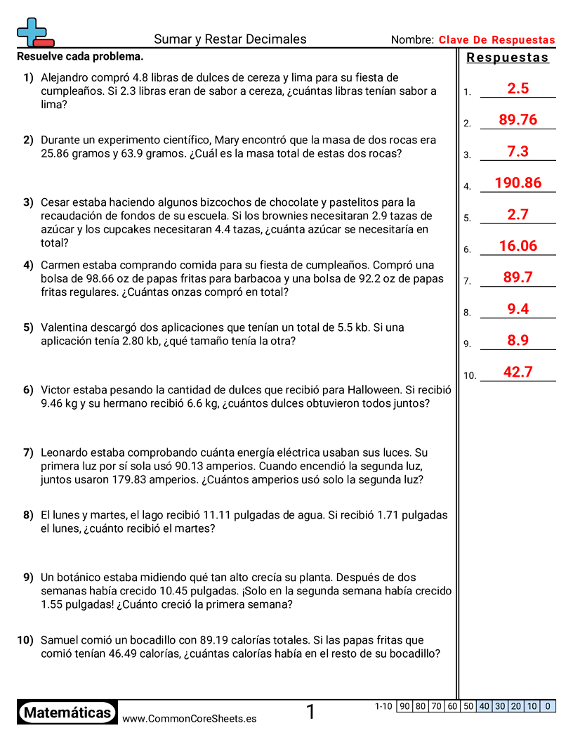 Ejercicios  de decimales  - sumar-y-restar-hasta-centesimas-problemas-de-palabras worksheet