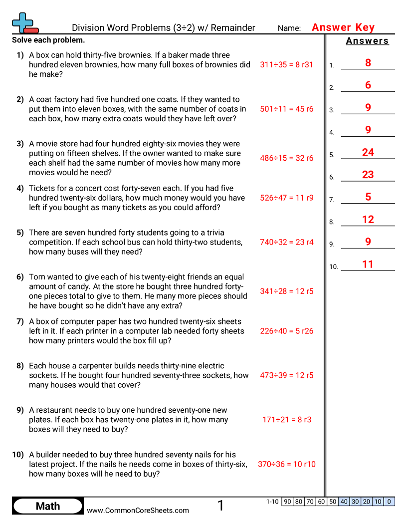 Related worksheet